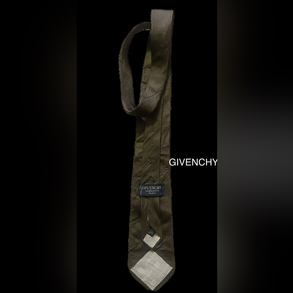Givenchy Brown Silk Tie